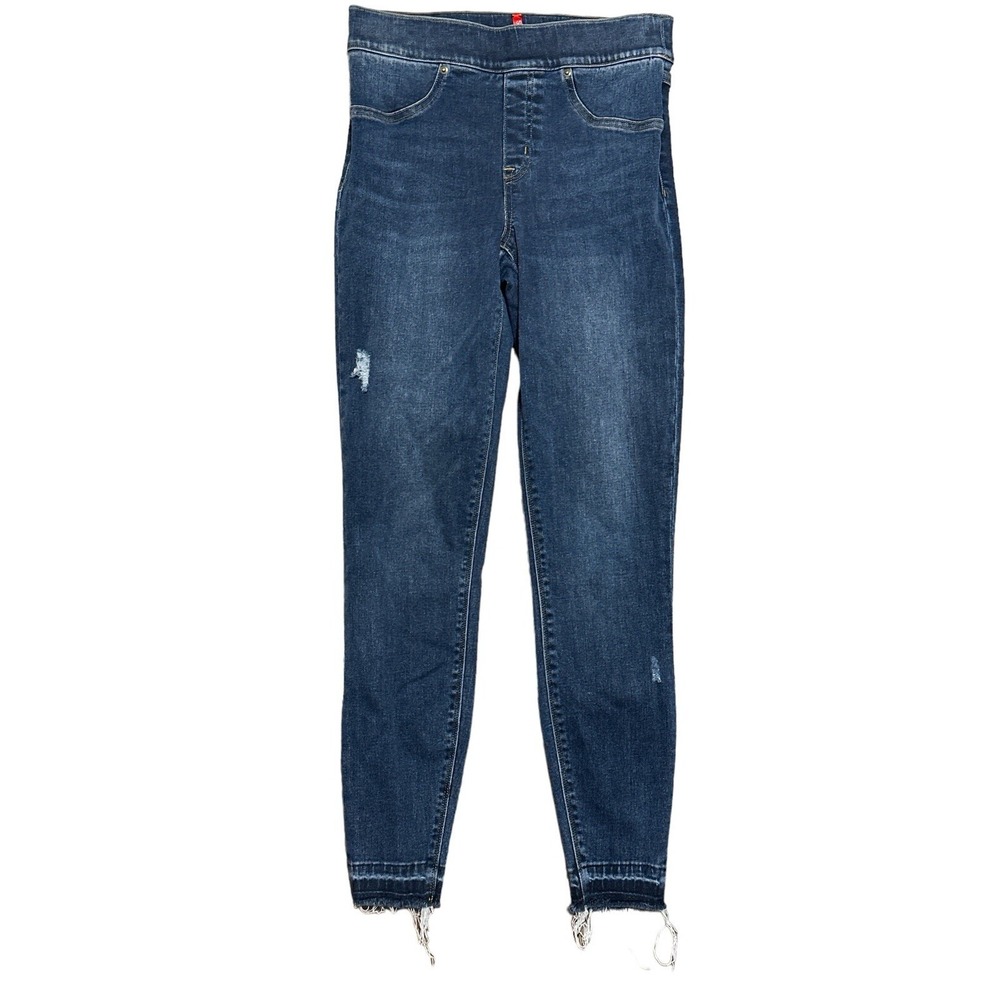 Spanx Women's Distressed Denim Leggings Size S Cot,Lyoccell,Poly,Elast RN#112121